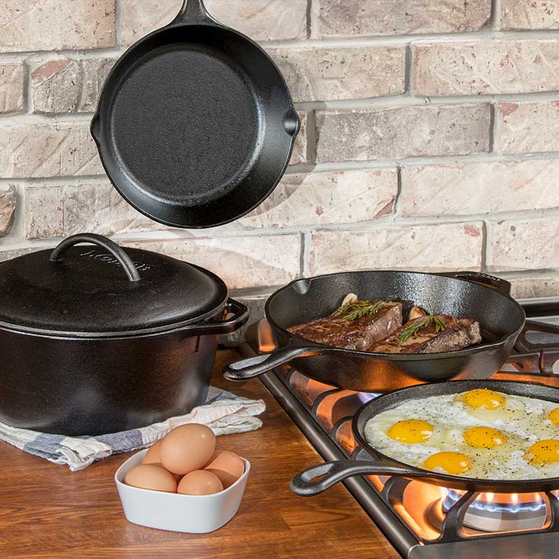 Seasoned Cast Iron 5 Piece Set - Lodge