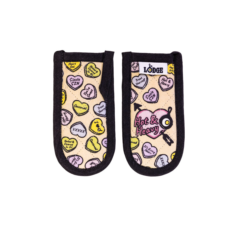 Conversation Heart Handle Holders. Set of Two - Lodge