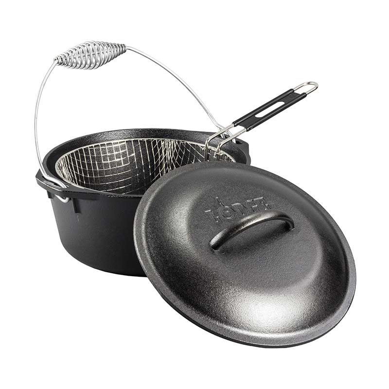 Seasoned Cast Iron Dutch Oven Frying Set - Lodge